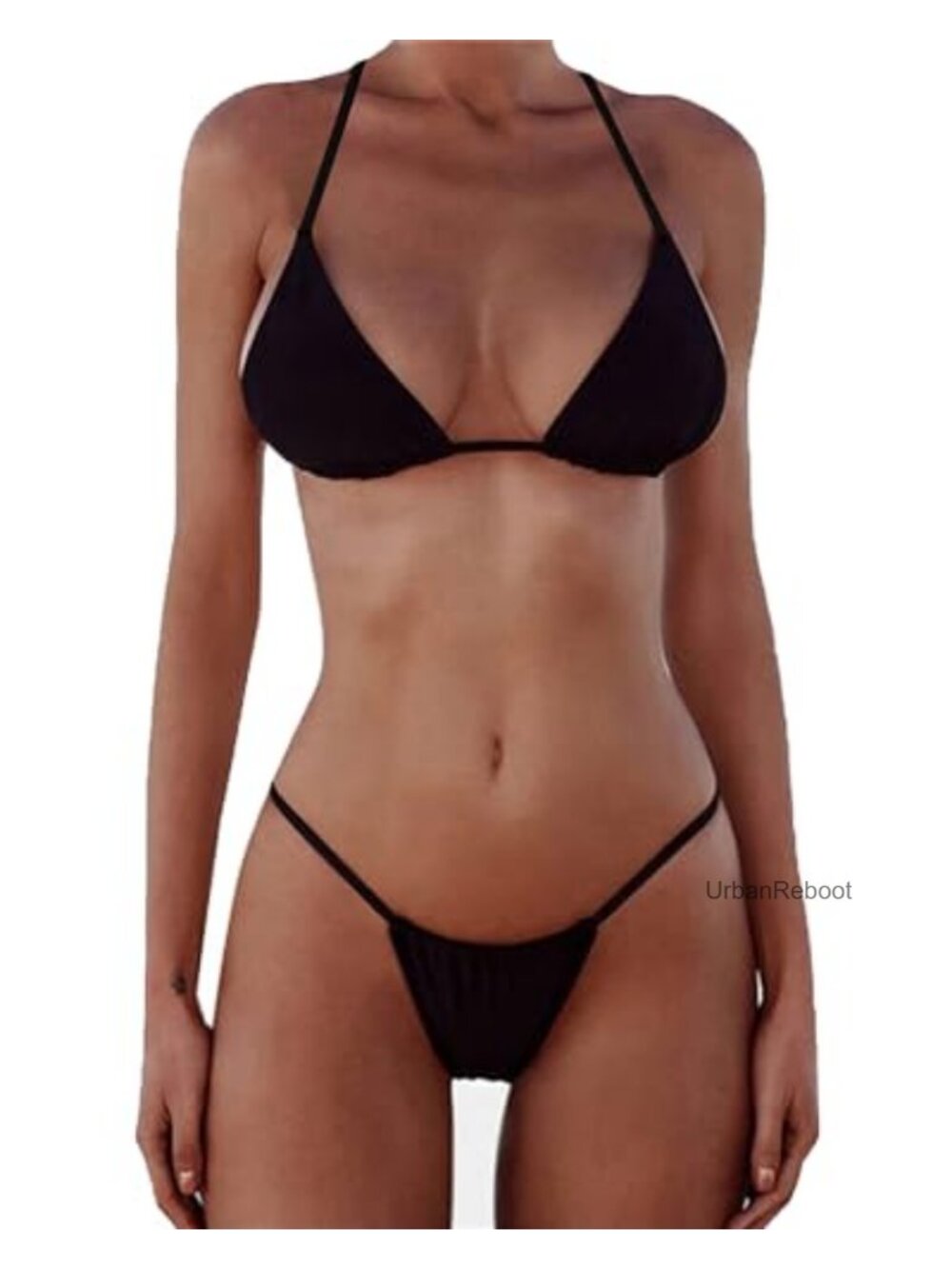 Sexy Triangle Thong Bikini Set Halter String Brazilian Swimsuit
